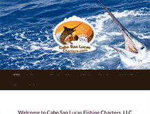 Tablet Screenshot of cabosanlucasfishingcharter.com